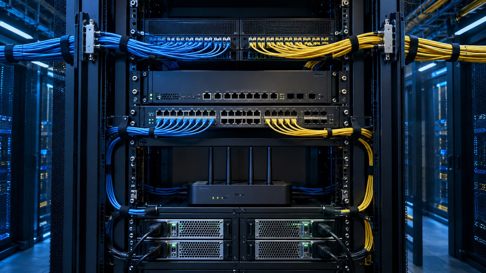 A resilient network linking business locations